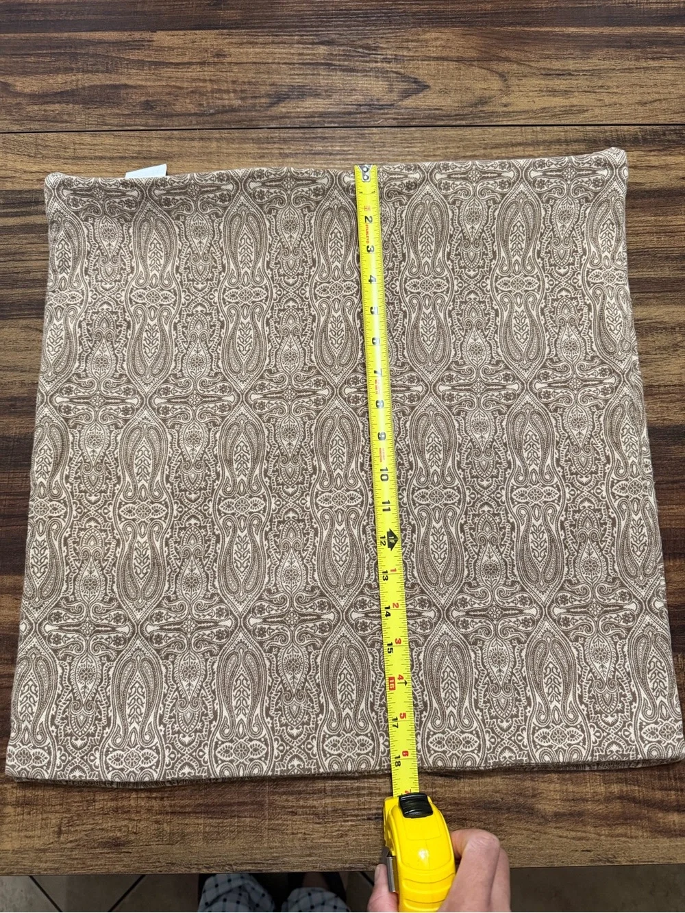 FIVE (5) Pottery Barn Brown and Cream Decorative Pillow Covers, no inserts.